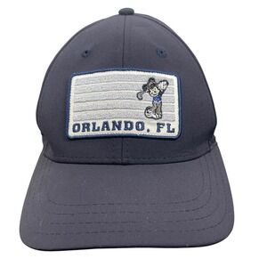 Disney World Golf Mickey Mouse Orlando FL Navy Blue Snapback Hat Pukka Cap